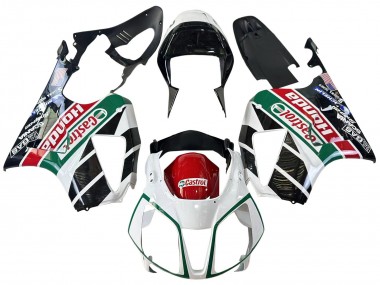 Billige Honda VTR1000 Motorrad Verkleidung 2000-2006 - Weiss Rot Grun Glanzendes Schwarz Castrol
