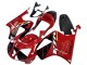 Billige Honda VTR1000 Motorrad Verkleidung 2000-2006 - Rot Schwarz Streifen Rennen