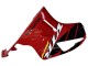 Billige Honda VTR1000 Motorrad Verkleidung 2000-2006 - Rot Schwarz Streifen Rennen