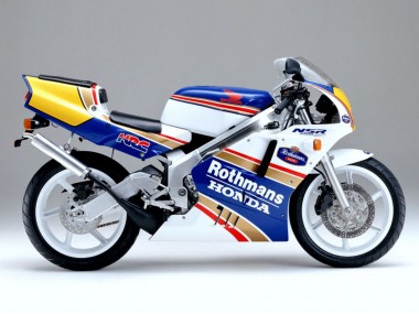 Billige Honda VTR1000F Motorrad Verkleidung 1997-2005 - Weiss Blau Gold Rothmans