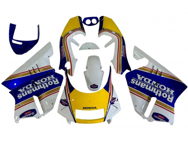 Billige Honda NSR250 Motorrad Verkleidung 1994-1996 - Weiss Blau Gelb Gold Rothmans