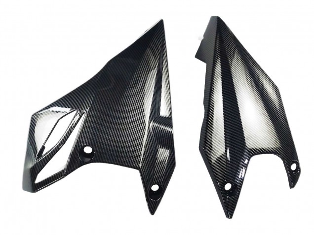 Billige Kawasaki Z1000 Motorrad Verkleidung 2010-2013 - Schwarze Carbonfaser