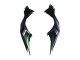 Billige Kawasaki Z1000 Motorrad Verkleidung 2014-2019 - Schwarz Grun Grau