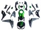 Billige Kawasaki Z1000 Motorrad Verkleidung 2014-2019 - Schwarz Grun Grau