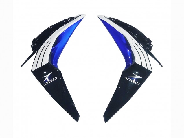 Billige Kawasaki Z1000 Motorrad Verkleidung 2014-2019 - Weiss Blau Schwarz