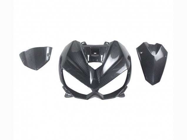 Billige Kawasaki Z1000 Motorrad Verkleidung 2014-2019 - Schwarze Carbonfaser