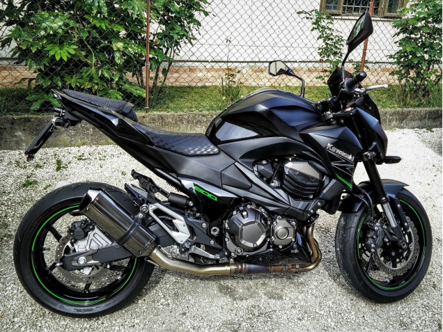 Billige Kawasaki Z1000 Motorrad Verkleidung 2014-2019 - Schwarz Grun