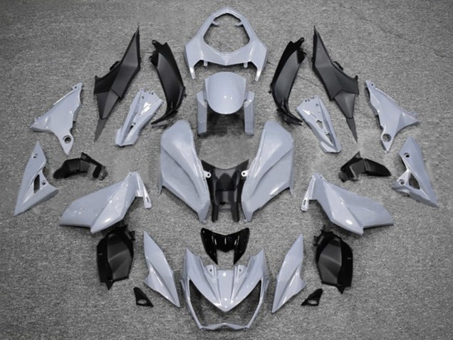 Billige Kawasaki Z800 Motorrad Verkleidung 2013-2018 - Nardo Grau Schwarz
