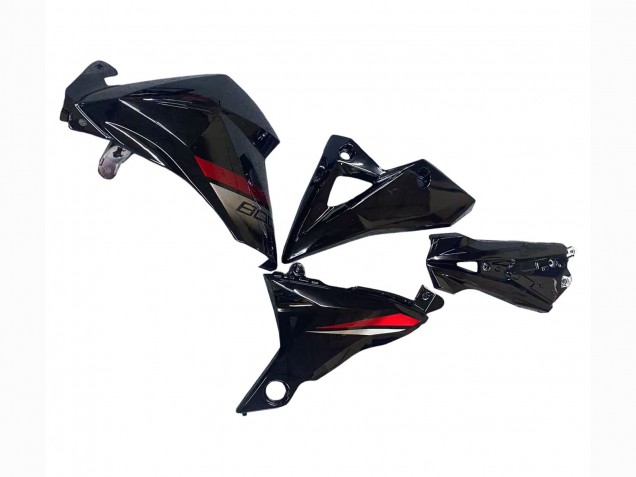 Billige Kawasaki Z800 Motorrad Verkleidung 2013-2018 - Glanzendes Schwarz Rot