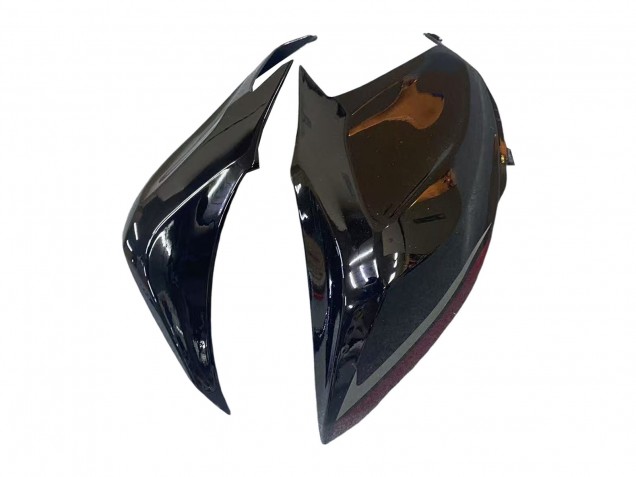 Billige Kawasaki Z800 Motorrad Verkleidung 2013-2018 - Glanzendes Schwarz Rot