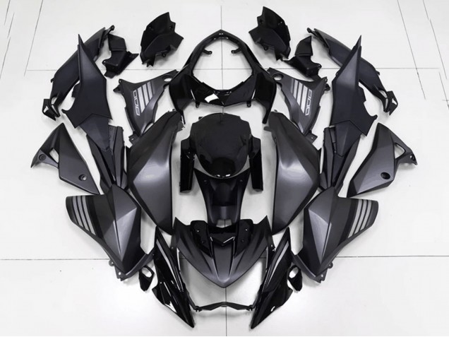 Billige Kawasaki Z800 Motorrad Verkleidung 2013-2018 - Matt Schwarz