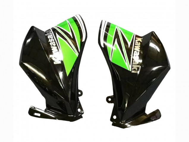 Billige Kawasaki Z800 Motorrad Verkleidung 2013-2018 - Grun Glanzendes Schwarz