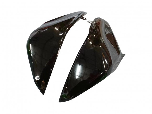 Billige Kawasaki Z800 Motorrad Verkleidung 2013-2018 - Grun Glanzendes Schwarz