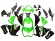 Billige Kawasaki Z800 Motorrad Verkleidung 2013-2018 - Grun Glanzendes Schwarz