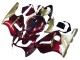 Billige Kawasaki ZX12R Motorrad Verkleidung 2000-2001 - Rot Gold