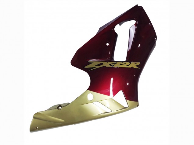Billige Kawasaki ZX12R Motorrad Verkleidung 2000-2001 - Rot Gold