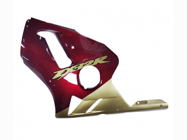 Billige Kawasaki ZX12R Motorrad Verkleidung 2000-2001 - Rot Gold