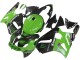 Billige Kawasaki ZX12R Motorrad Verkleidung 2002-2006 - Grun Glanzendes Schwarz Elf Touch4 Monster