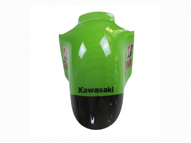 Billige Kawasaki ZX12R Motorrad Verkleidung 2002-2006 - Grun Glanzendes Schwarz Elf Touch4 Monster