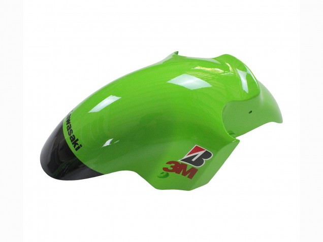 Billige Kawasaki ZX12R Motorrad Verkleidung 2002-2006 - Grun Glanzendes Schwarz Elf Touch4 Monster
