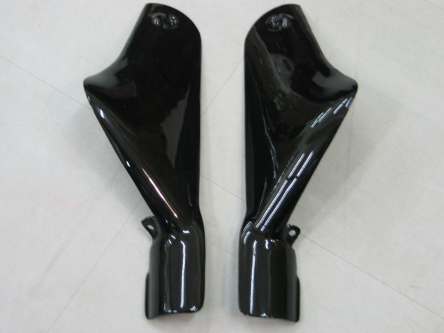 Billige Kawasaki ZX9R Motorrad Verkleidung 2000-2001 - Glanzendes Schwarz Weiss West