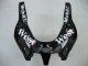 Billige Kawasaki ZX9R Motorrad Verkleidung 2000-2001 - Glanzendes Schwarz Weiss West