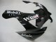 Billige Kawasaki ZX9R Motorrad Verkleidung 2000-2001 - Glanzendes Schwarz Weiss West