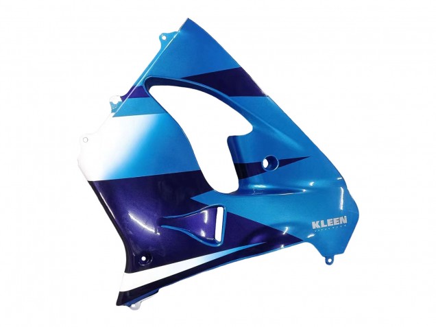 Billige Kawasaki ZX9R Motorrad Verkleidung 2000-2001 - Blau Schwarz