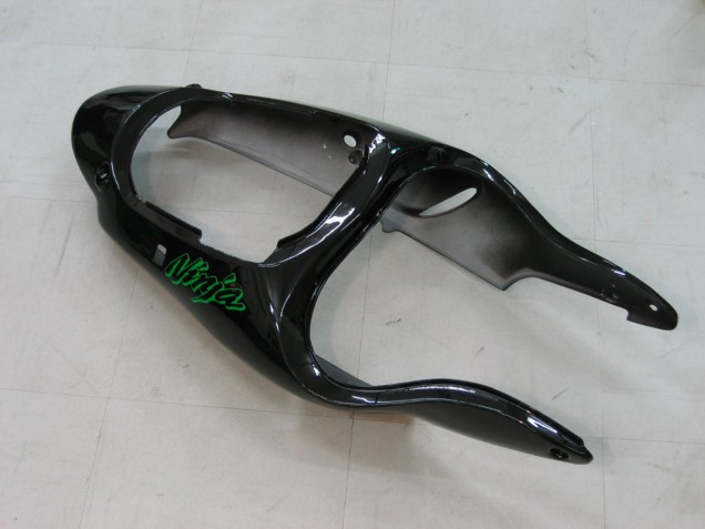 Billige Kawasaki ZX9R Motorrad Verkleidung 2000-2001 - Grun Silber Schwarz