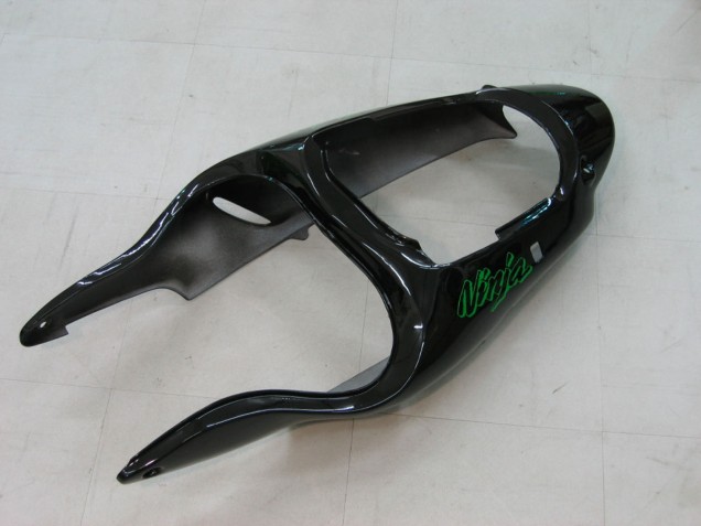 Billige Kawasaki ZX9R Motorrad Verkleidung 2000-2001 - Grun Silber Schwarz