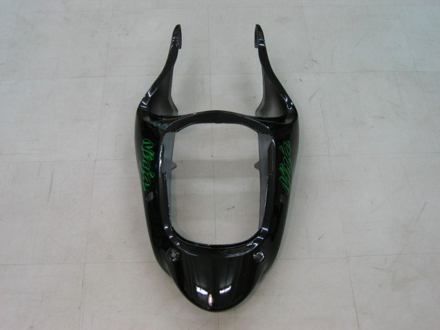 Billige Kawasaki ZX9R Motorrad Verkleidung 2000-2001 - Grun Silber Schwarz