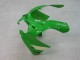 Billige Kawasaki ZX9R Motorrad Verkleidung 2000-2001 - Grun Silber Schwarz