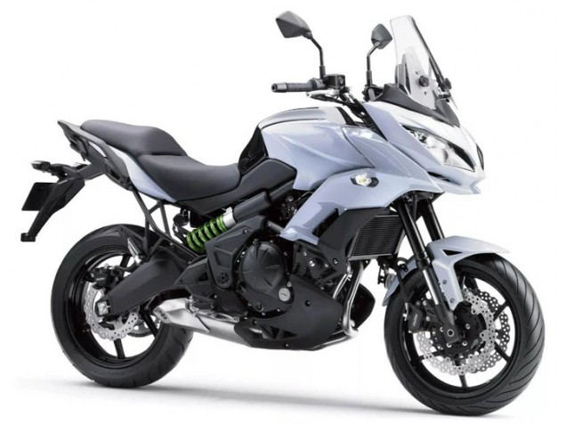 Billige Kawasaki Versys 650 Motorrad Verkleidung 2015-2021 - Weiss Matt Schwarz