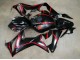 Billige Honda CBR650R Motorrad Verkleidung 2019-2020 - Glanzendes Schwarz Rot Streifen