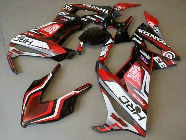 Billige Honda CBR650R Motorrad Verkleidung 2019-2020 - Weiss Rot Glanzendes Schwarz HRC