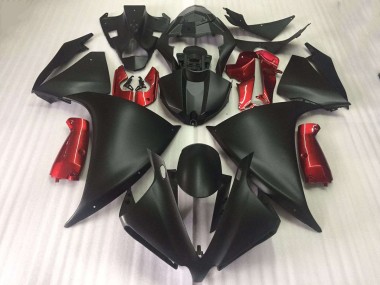 Billige Yamaha YZF R1 Motorrad Verkleidung 2009-2011 - Matt Schwarz