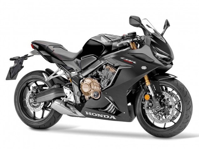 Billige Honda CBR650R Motorrad Verkleidung 2019-2020 - Matt Schwarz