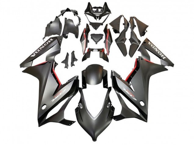 Billige Honda CBR650R Motorrad Verkleidung 2019-2020 - Matt Schwarz Rot