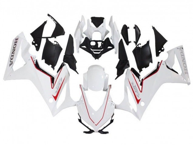 Billige Honda CBR650R Motorrad Verkleidung 2019-2020 - Weiss Rot Schwarz