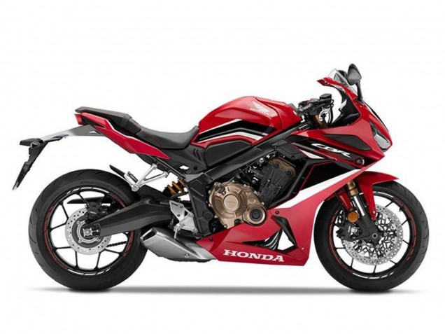 Billige Honda CBR650R Motorrad Verkleidung 2019-2020 - Rot Weiss Matt Schwarz