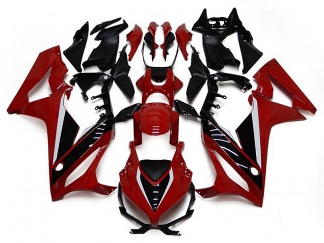 Billige Honda CBR650R Motorrad Verkleidung 2019-2020 - Rot Weiss Glanzendes Schwarz