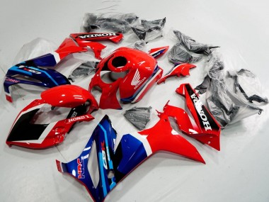 Billige Honda CBR650R Motorrad Verkleidung 2021-2023 - Rot Blau HRC
