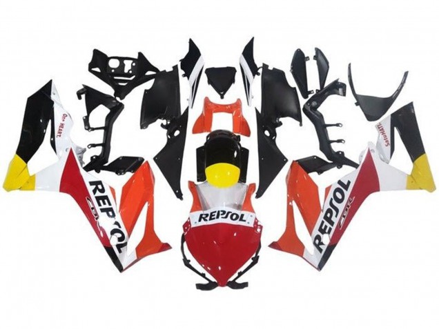 Billige Honda CBR650R Motorrad Verkleidung 2021-2023 - Orange Weiss Rot Gelb Glanzendes Schwarz Repsol