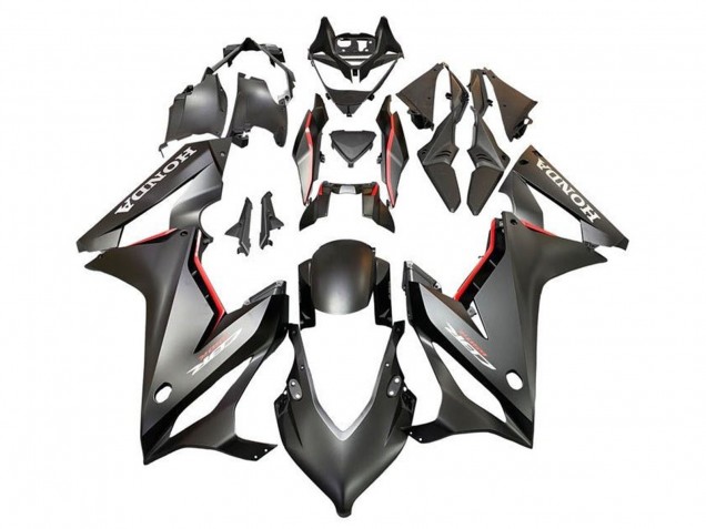 Billige Honda CBR650R Motorrad Verkleidung 2021-2023 - Matt Schwarz