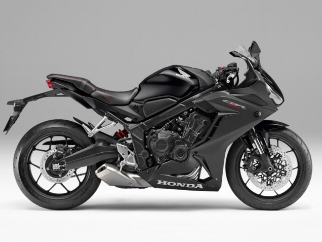 Billige Honda CBR650R Motorrad Verkleidung 2021-2023 - Matt Schwarz