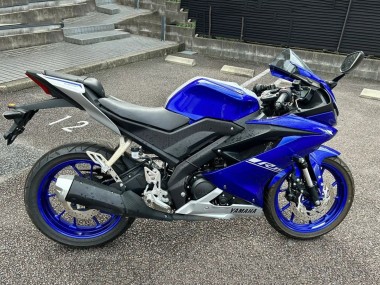 Billige Yamaha YZF R15 Motorrad Verkleidung 2018-2024 - Blau Silber