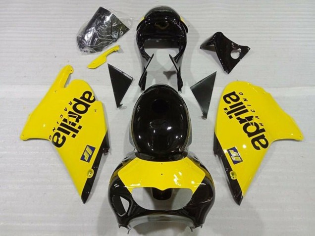 Billige Aprilia RS250 Motorrad Verkleidung 1999-2004 - Gelb Glanzendes Schwarz