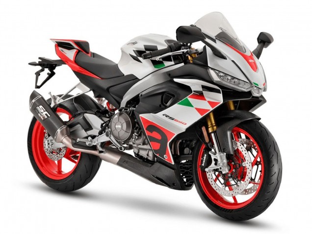 Billige Aprilia RS660 Motorrad Verkleidung 2020-2024 - Weiss Rot Schwarz Carbonfaser Grun