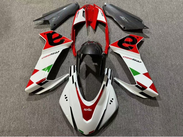 Billige Aprilia RS660 Motorrad Verkleidung 2020-2024 - Weiss Rot Schwarz Carbonfaser Grun