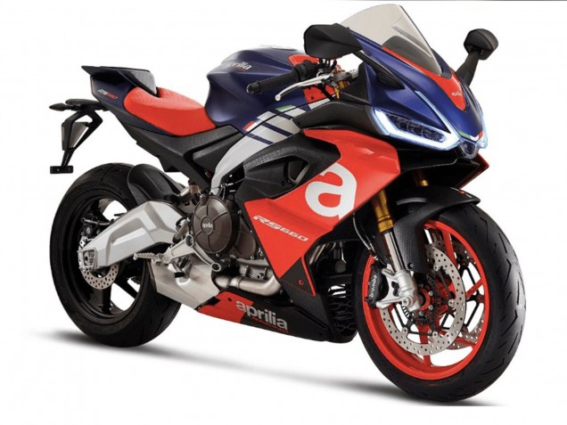 Billige Aprilia RS660 Motorrad Verkleidung 2020-2024 - Matt Blau Rot Silber